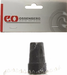 Sahag Stockkapsel schwarz 16mm Metallstock mit Stahleinlage