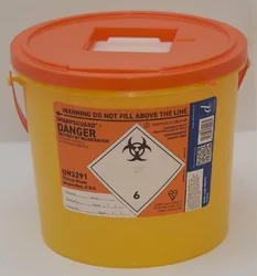 REMONDIS Sharpsafe Box 7.0l mit Deckel UN geprüft