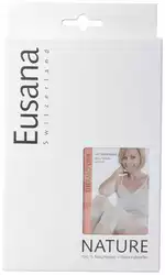 Eusana Knie-und Ellbogenwärmer anatomisch S beige mit Silikonhaftband