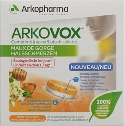 ARKOVOX Lutschtablette 2-Phasen Honig-Zitronen