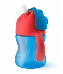Philips Avent Strohhalm-Becher 200ml Boy blau