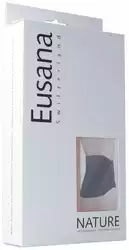 Eusana Nierenwärmer anatomisch Seide/Wolle XL schwarz