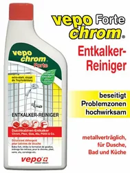 vepochrom Forte Entkalker-Reiniger Duschkabinen-Entkalker extra-stark metallverträglich