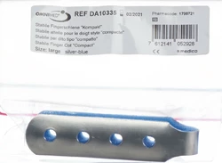 OMNIMED Dalco Fingerschiene L silber blau