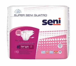 seni Super Seni Quatro Windelhosen L atmungsaktiv Hüftumfang 100-150cm 9 Tropfen