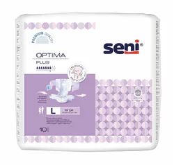 seni Optima Plus Vorlagen L mit Hüftbund atmungsaktiv Hüftumfang 80-125cm 7 Tropfen