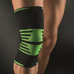 BORT ActiveColor Sport Kniebandage S schwarz/grün
