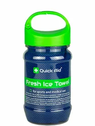 Quick Aid Fresh Ice Towel 34x80cm blau