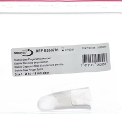 OMNIMED Stax -Fingerschutzkappen Grösse 1 perforiert transparent