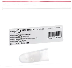 OMNIMED Stax -Fingerschutzkappen Grösse 1 perforiert transparent