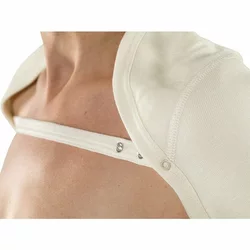 Eusana Schulterwärmer XL ivoire mit Trägerband