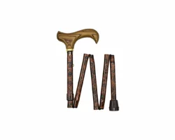 Gastrock Faltstock 78-86cm 5fach Alu Birdeye Derby