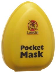 Laerdal CPR Beatmungsschutz Taschenmaske m Einwegventil + Filter