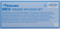 Terumo Surflo Sicherheits-Perfusionsbesteck mit Flügelkanüle 25G 0.5x19mm orange