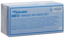 Terumo Surflo Sicherheits-Perfusionsbesteck mit Flügelkanüle 25G 0.5x19mm orange