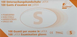 Qualimed Untersuchungshandschuhe Latex S ungepudert