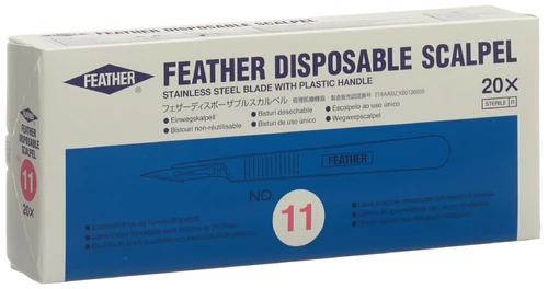 FEATHER scalpel 1x No 11
