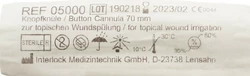 Interlock Knopfkanülen Kunststoff 0.8x70mm steril
