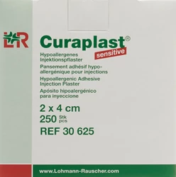 Curaplast Sensitive Injektionspfl 2cmx4cm