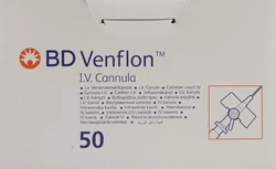 BD Venflon Venenverweilkatheter mit Zuspritzventil 20G 1.0x32mm Luer-Lok rosa