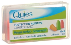Quies Lärmgehörschutzkugeln Schaumstoff