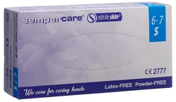 Sempercare Nitrile Skin2 Skin Handschuhe S puderfrei unsteril