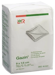 Gazin Mullkompressen 9x7.5cm 8-fach unsteril