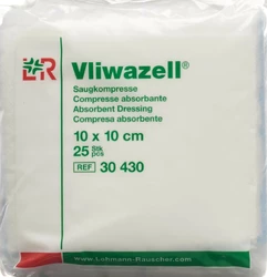 Vliwazell Saugkompresse 10x10cm