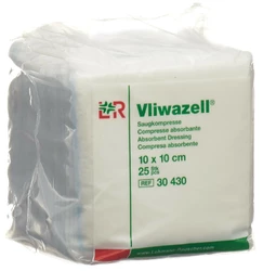 Vliwazell Saugkompresse 10x10cm