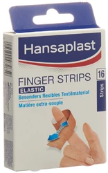 Hansaplast Finger Strips 1.9cmx12cm hautfarben