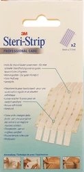 3M Steri-Strip 3x75mm weiss verstärkt