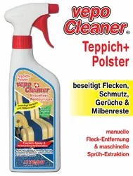 vepoCleaner Teppich + Polster Flecken-Spray