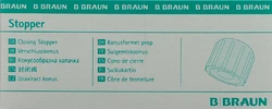 B. Braun Kanülen Verschlusskonus Lock transparent Discofix Zubehör