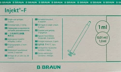B. Braun Injekt F Spritze 1 ml ohne Kanüle