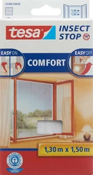 Tesa Comfort Fliegengitter Fenster 1.3x1.5m weiss