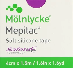 Mepitac Fixierverband 1.5mx4cm Silikon