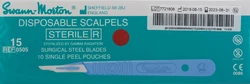 Swann-Morton scalpel 1x stériles no 15