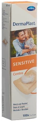 DermaPlast SENSITIVE Sensitive Centro Strip 3x4cm hautfarbig