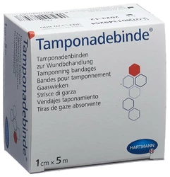DermaPlast Tamponadebinde 1cmx5m steril