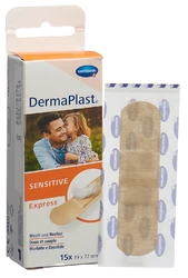 DermaPlast SENSITIVE Sensitive Express Strips 19x72mm