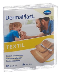 DermaPlast TEXTIL Centro Strip assortiment hautfarbig