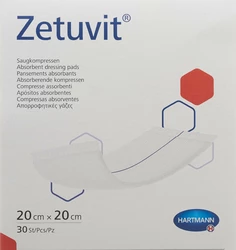 Zetuvit Absorptionsverband 20x20cm