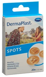 DermaPlast Spots rund hautfarbig