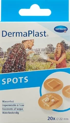 DermaPlast Spots rund hautfarbig