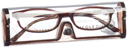 Nicole Diem Lesebrille 2.50dpt Cannes braun