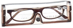 Nicole Diem Lesebrille 1.50dpt Cannes braun