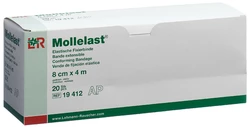 Mollelast Elastische Fixierbinde 8cmx4m weiss