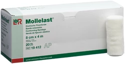 Mollelast Elastische Fixierbinde 8cmx4m weiss