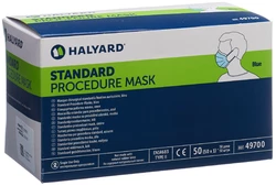 HALYARD Procedure Mask protect blau Typ IIR