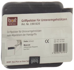 BORT Med Griffpolster Unterarmgehstützen schwarz